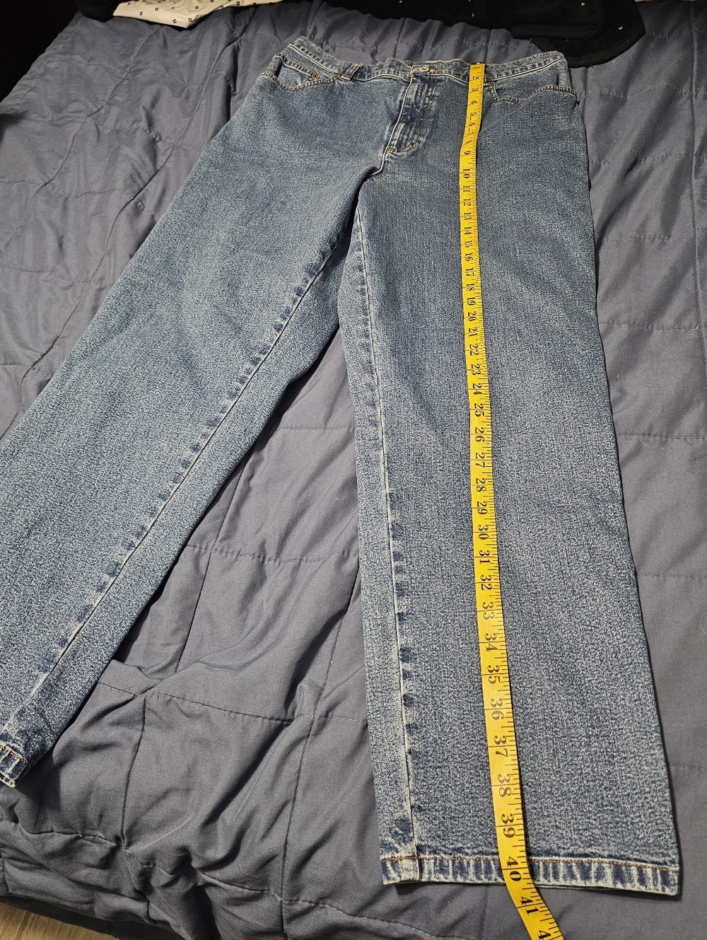 Womens Ralph Lauren Vintage Jeans Loose size 16 Medium Wash - Picture 4 of 7
